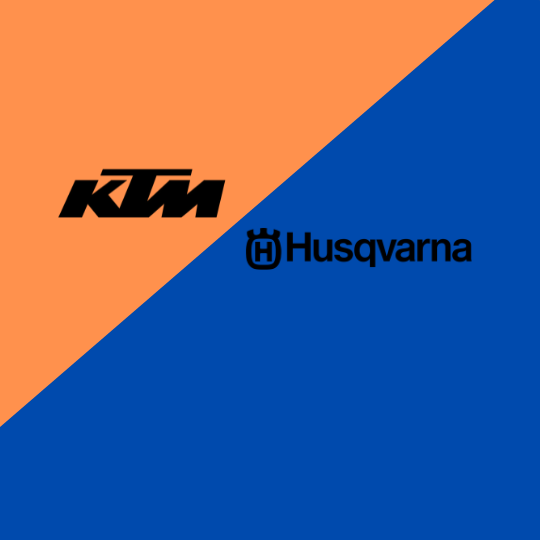 KTM AND HUSQVARNA LOGOS COMBINED