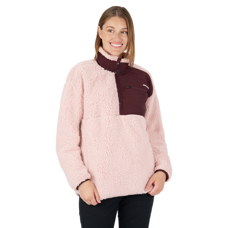 Ski-Doo Women's 1/4 zip Sherpa Fleece