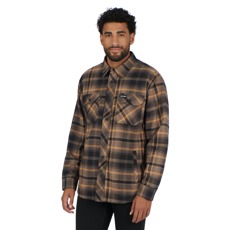 Ski-Doo Men's Plaid Overshirt