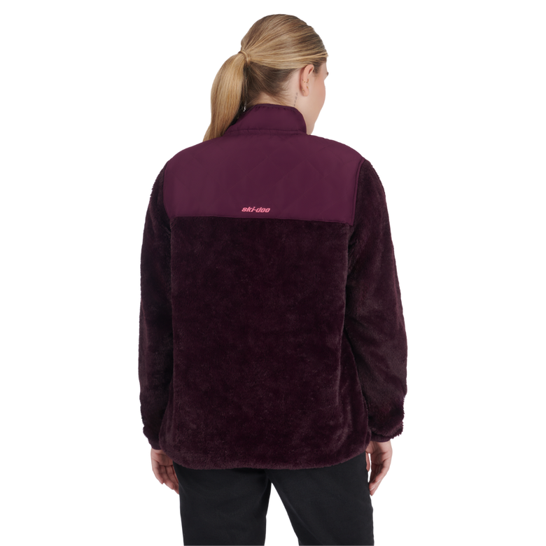 Ski-Doo Ladies Pullover Fleece 1/4 Snap