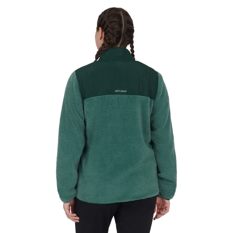 Ski-Doo Ladies Pullover Fleece 1/4 Snap