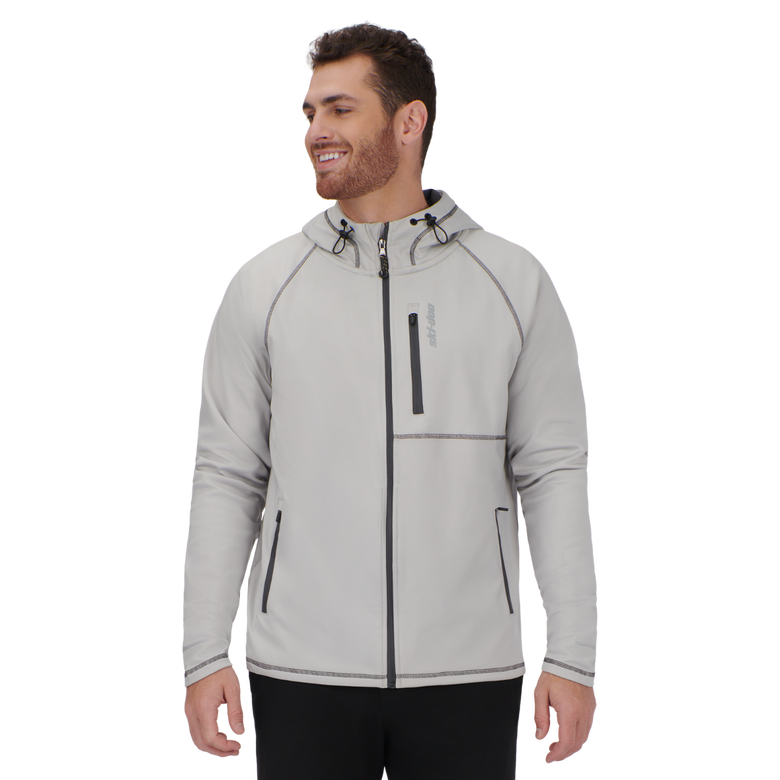 Ski-Doo Men's Hybrid Zip-Up Tech Fleece