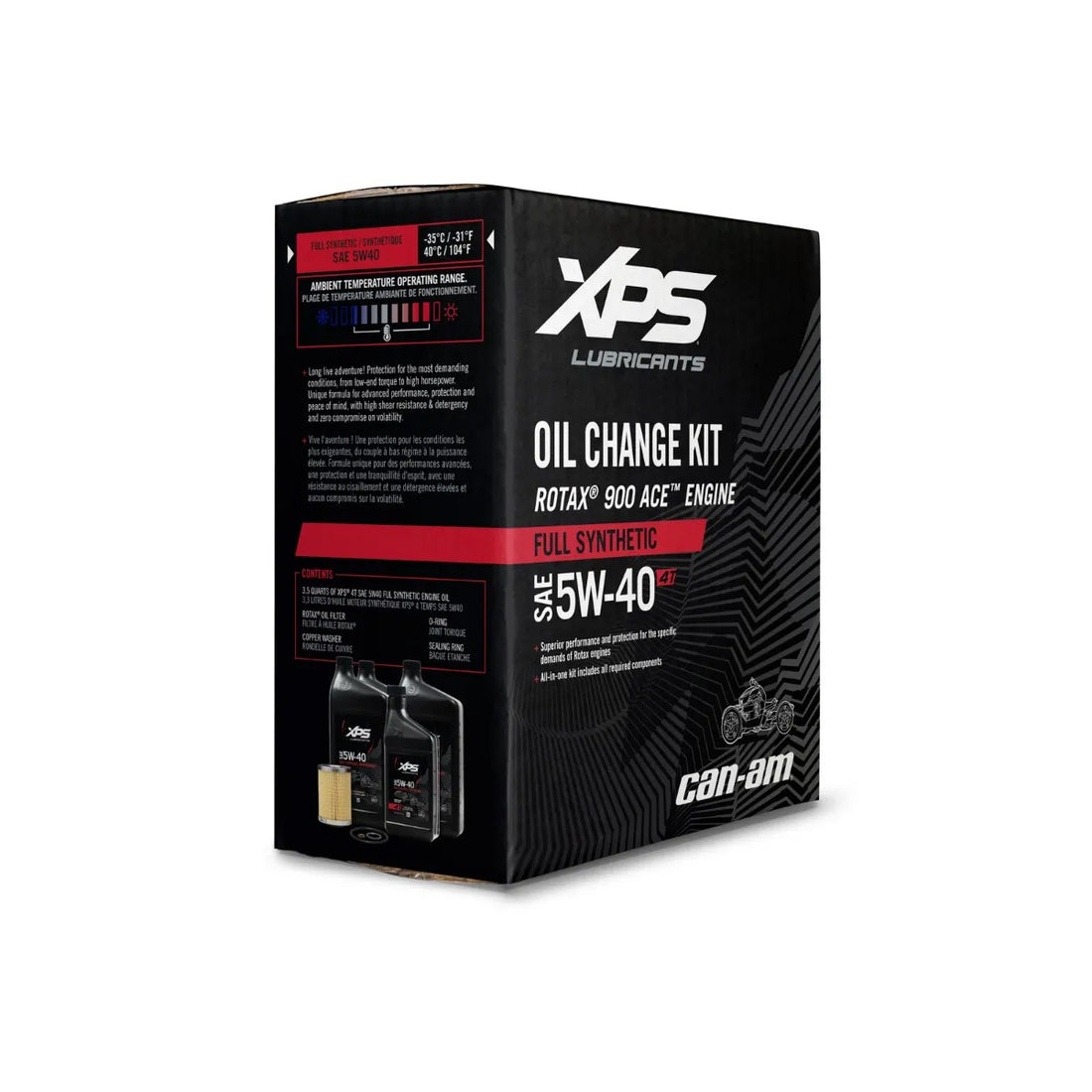 XPS 4T 5W-40 Full Synthetic Oil Change Kit for Rotax 900 CC engine*