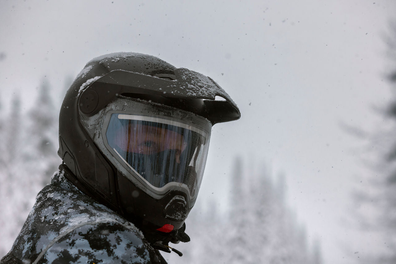 cold weather motorcycle sport helmet Ski-doo Advex Sport Snowmobile Full Face Helmet Black 9290791490