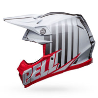 Bell Moto-9S Flex Sprint Matte/Gloss White/Red  - XL