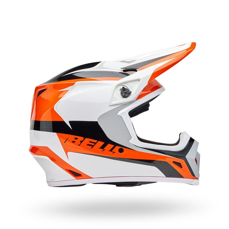 Bell MX-9 MIPS Helmet Orange/White Rift XL