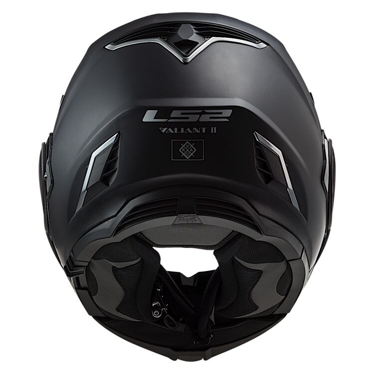 LS2 Valiant II Blackout Modular Helmet - Matte Black