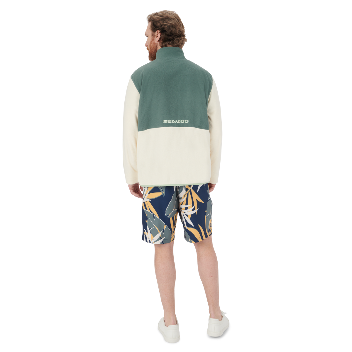 Sea-Doo Men's Half-Zip Fleece Pullover Hoodie