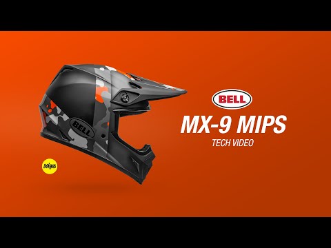 Bell MX-9 MIPS Disrupt Matte Black/Charcoal