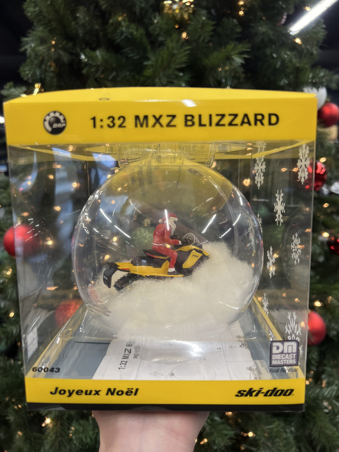 Ski-Doo 2026 Limited Edition Diecast Christmas Ornament 1:32 MXZ Blizzard