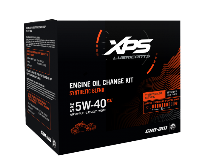 4T 5W-40 Synthetic Blend Oil Change Kit For Rotax 1330 Engine