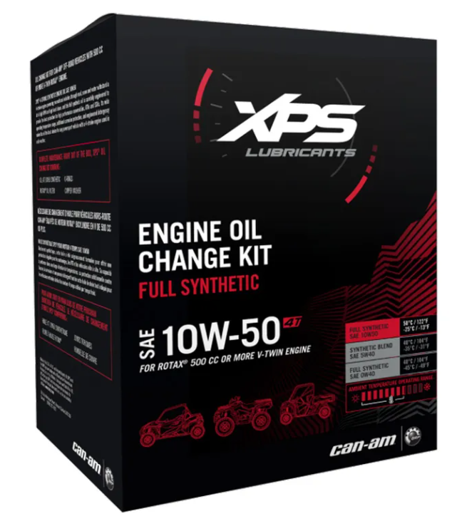 4T 10W-50 Synthetic Oil Change Kit For Rotax 500 Cc Or More V-Twin Engine