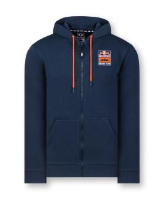 redbull ktm backprint zip up