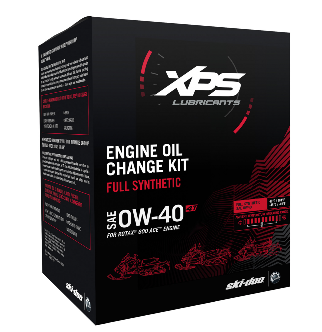 4T 0W-40 Synthetic Oil Change Kit For Rotax 600 ACE Engine